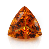  Citrine mandarine (gemme et boîte de collection)