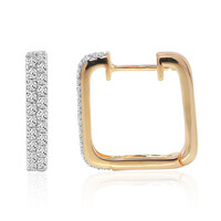 Boucles d'oreilles en or et Diamant SI1 (G)