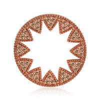 Pendentif en or et Diamant rose de France SI1 d'Argyle 