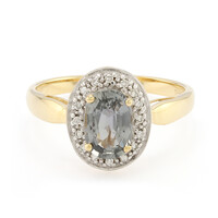Bague en or et Saphir non chauffé (AMAYANI)