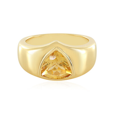Bague en argent et Citrine