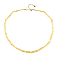 Collier en argent et Béryl jaune (Adela Silber)
