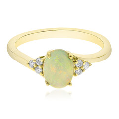 Bague en or et Opale Welo AAA