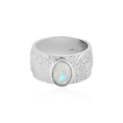 Bague en argent et Opale Welo (SAELOCANA)