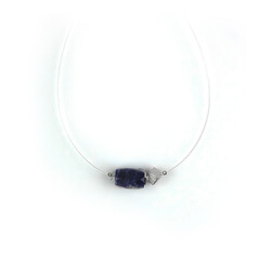 Collier en argent et Sodalite
