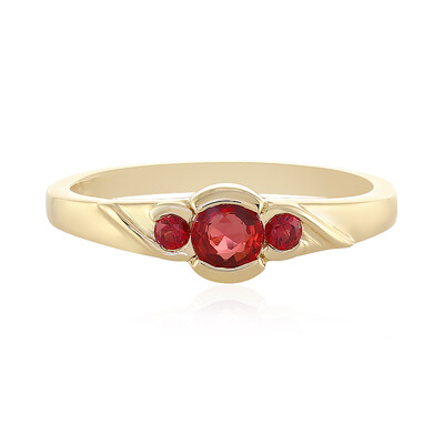 Bague en or et Rubis de Tanzanie