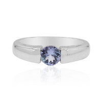Bague en argent et Tanzanite non chauffée
