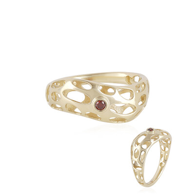 Bague en or et Diamant rouge I1 (Ornaments by de Melo)
