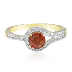 Bague en or et Sphalérite