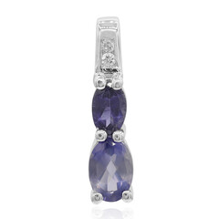 Pendentif en argent et Iolite