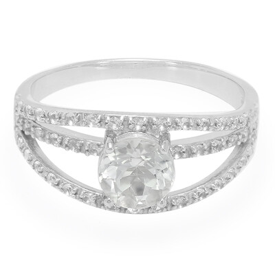 Bague en argent et Topaze Glacier