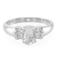 Bague en argent et Pétalite