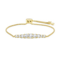 Bracelet en argent et Topaze blanche