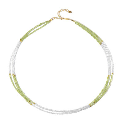 Collier en argent et Péridot