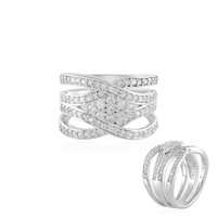 Bague en argent et Zircon
