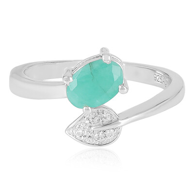 Bague en argent et Emeraude de Socoto