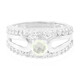 Bague en argent et Préhnite