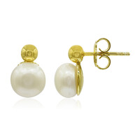 Boucles d'oreilles en argent et Perle de culture d'eau douce (TPC)