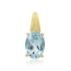 Pendentif en argent et Topaze bleu ciel