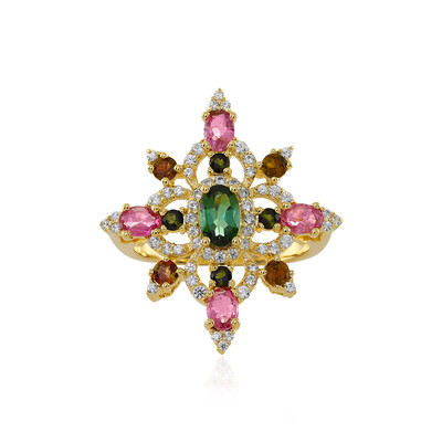 Bague en argent et Tourmaline