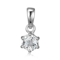 Pendentif en argent et Topaze blanche