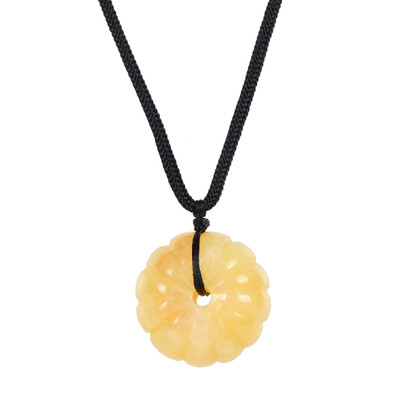 Collier et Calcite Orange