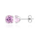Boucles d'oreilles en argent et Kunzite