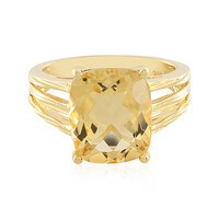Bague en argent et Citrine