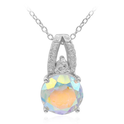 Collier en argent et Topaze Rayon de Lune