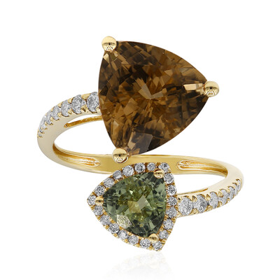 Bague en or et Tourmaline néon du Congo (CIRARI)