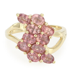 Bague en or et Saphir Padparadscha non chauffé (AMAYANI)