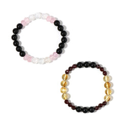 Bracelet et Tourmaline noire