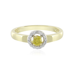 Bague en or et Diamant jaune I4