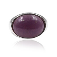 Bague en argent et Lépidolite