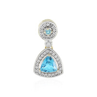 Pendentif en or et Topaze bleu Suisse (Adela Gold)