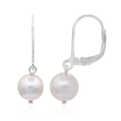 Boucles d'oreilles en argent et Perle de culture d'eau douce