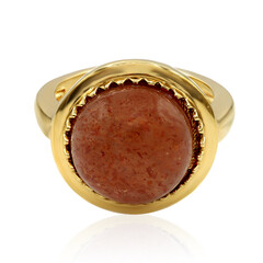 Bague en argent et Pierre du Soleil