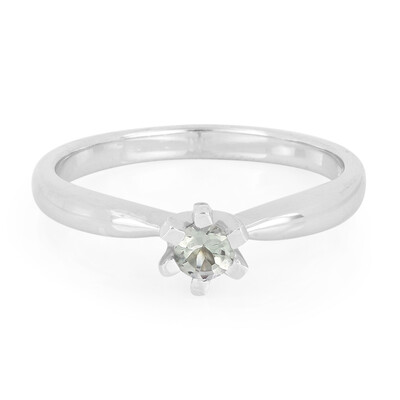 Bague en argent et Tanzanite verte