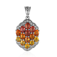 Pendentif en argent et Saphir