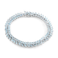 Bracelet en argent et Topaze bleu ciel