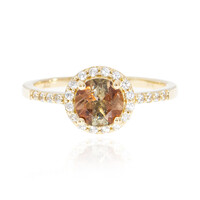 Bague en or et Andalousite