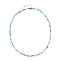 Collier en argent et Larimar