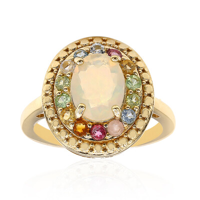 Bague en argent et Opale Welo