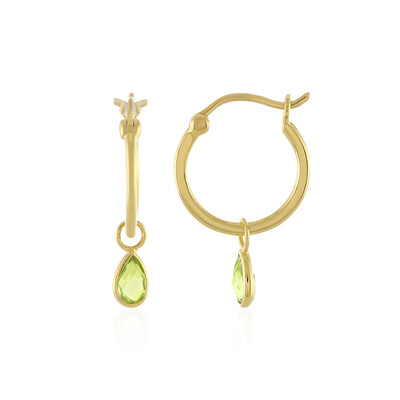 Boucles d'oreilles en argent et Péridot