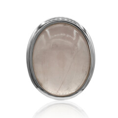 Pendentif en argent et Quartz rose