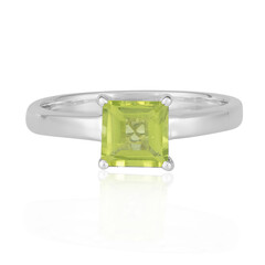 Bague en argent et Péridot