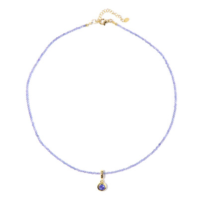 Collier en argent et Tanzanite