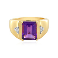 Bague en argent et Améthyste de Zambie