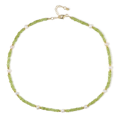 Collier en argent et Péridot (Riya)