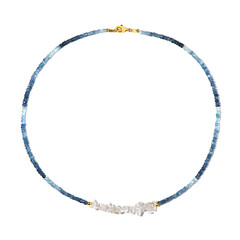 Collier en argent et Quartz blanc